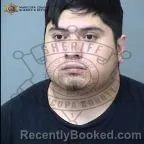 Mugshot of Carlos Vazquez Rebolledo booked in Maricopa County, Arizona on October 12, 2026