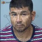 Mugshot of Jorge Armando Luque Camargo booked in Maricopa County, Arizona on October 12, 2026