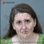 Mugshot of Andreea Marin booked in Maricopa County, Arizona on October 13, 2026