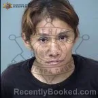Mugshot of Larriya Smith booked in Maricopa County, Arizona on October 13, 2026