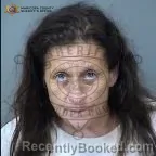 Mugshot of Nancy Marta Sinica Diaz booked in Maricopa County, Arizona on October 13, 2026