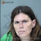 Mugshot of Denee Warren booked in Maricopa County, Arizona on October 13, 2026