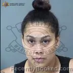 Mugshot of Savanali Simpson booked in Maricopa County, Arizona on October 14, 2026