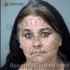 Mugshot of Tina Rae Garcia booked in Maricopa County, Arizona on October 14, 2026