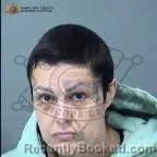 Mugshot of Adriana Melanie Gardner booked in Maricopa County, Arizona on October 14, 2026