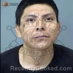 Mugshot of Adriano Ira Yazzie booked in Maricopa County, Arizona on October 16, 2026