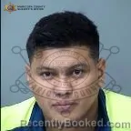 Mugshot of Cristhian Montoya Garcia booked in Maricopa County, Arizona on October 16, 2026