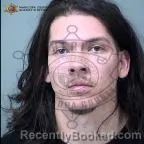 Mugshot of Nathan Corey Castro booked in Maricopa County, Arizona on October 16, 2026