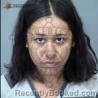 Mugshot of Corina Mia Huizar booked in Maricopa County, Arizona on October 17, 2026