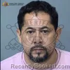 Mugshot of Juan Antonio Topete Suarez booked in Maricopa County, Arizona on October 17, 2026