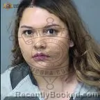 Mugshot of Itzel Yanira Elias Madrigal booked in Maricopa County, Arizona on October 18, 2026
