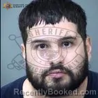 Mugshot of Javier Guerrero booked in Maricopa County, Arizona on October 19, 2026