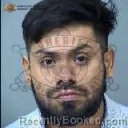Mugshot of Saul Guzman Hernandez booked in Maricopa County, Arizona on October 19, 2026