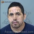 Mugshot of Luis Alfonso Briceno Angulo booked in Maricopa County, Arizona on October 19, 2026