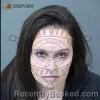 Mugshot of Hannah Harris Langford booked in Maricopa County, Arizona on October 19, 2026