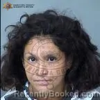 Mugshot of Cynthia Rene Tellez booked in Maricopa County, Arizona on October 21, 2026