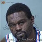Mugshot of Denzell Johnson booked in Maricopa County, Arizona on October 21, 2026