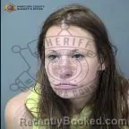 Mugshot of Shaylee Joy Hatrak booked in Maricopa County, Arizona on October 21, 2026