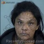 Mugshot of Sarah Marie Andrade booked in Maricopa County, Arizona on October 22, 2026