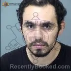 Mugshot of Angel Chano Martinez booked in Maricopa County, Arizona on October 22, 2026