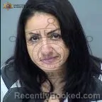 Mugshot of Moncia Espinoza booked in Maricopa County, Arizona on October 23, 2026