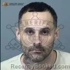 Mugshot of Daniel Scott Frew booked in Maricopa County, Arizona on October 24, 2026