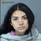 Mugshot of Sheylin Noemi Arizaga Garcia booked in Maricopa County, Arizona on October 24, 2026