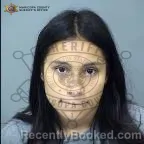 Mugshot of Meyline Gonzalez Reynaga booked in Maricopa County, Arizona on October 24, 2026