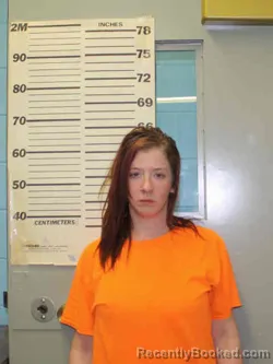 Mugshot of COURTNEY LAINE SANSON booked in Adams County, Iowa on May 22, 2026