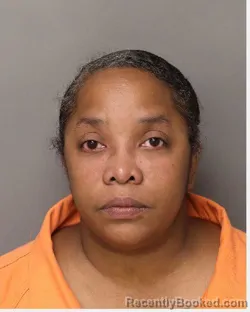 Mugshot of Millicent Vene Strickland booked in Lancaster County, South Carolina on August 22, 2026