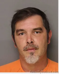 Mugshot of Mitchell Allen Sanders booked in Lancaster County, South Carolina on September 28, 2026