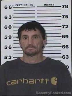 Mugshot of James William Seddon booked in Appanoose County, Iowa on August 6, 2026