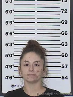 Mugshot of Selena Jade Henderson booked in Appanoose County, Iowa on September 21, 2026