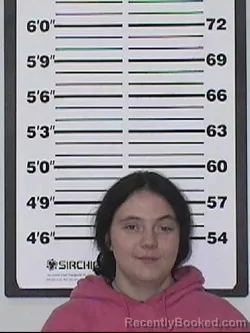 Mugshot of TATUM MARIE NAB booked in Appanoose County, Iowa on April 11, 2026