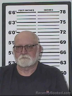 Mugshot of ROY LEE FRY booked in Appanoose County, Iowa on March 20, 2026