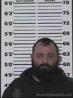 Mugshot of DANIEL EDWARD CLINKENBEARD booked in Appanoose County, Iowa on April 6, 2026