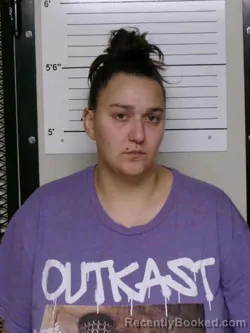 Mugshot of Courtney Leann Thompson booked in Chickasaw County, Iowa on August 20, 2026