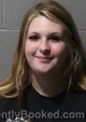 Mugshot of Sadie Marie Cahoon booked in Clinton County, Iowa on October 3, 2026