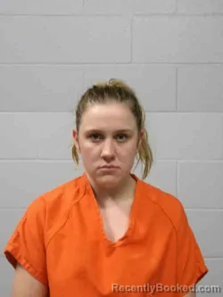 Mugshot of Mikaela Emmaleigh Breen booked in Crawford County, Iowa on October 9, 2026