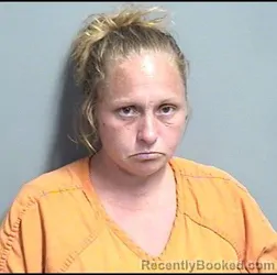 Mugshot of KATIE MARIE POWELL booked in Dallas County, Iowa on April 21, 2026