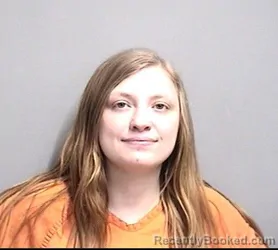 Mugshot of HANNAH MARIE LADEHOFF booked in Dallas County, Iowa on April 23, 2026