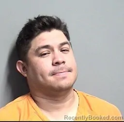 Mugshot of Francisco Alexander Hidalgo Avelar booked in Dallas County, Iowa on August 23, 2026