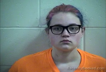 Mugshot of Isabella Mae Jenkins booked in Decatur County, Iowa on October 8, 2026