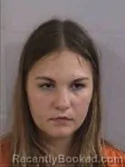 Mugshot of Hannah Jo Martin booked in Dickinson County, Iowa on July 26, 2026