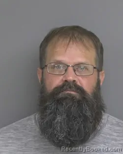 Mugshot of TRAVIS JOHN GOEDKEN booked in Dubuque County, Iowa on May 9, 2026