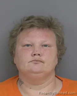 Mugshot of SARA LEE KAMP booked in Dubuque County, Iowa on May 19, 2026