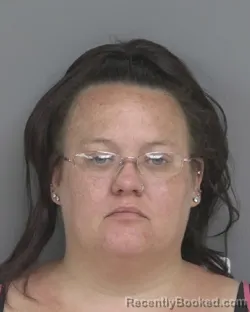 Mugshot of JENNIFER LYNNE HAMMERAND booked in Dubuque County, Iowa on July 8, 2026