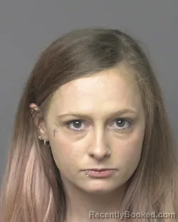 Mugshot of SAPHIRE ANN-MARIE LANHART booked in Dubuque County, Iowa on July 15, 2026