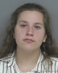 Mugshot of Gabrielle Madenia Kircher booked in Dubuque County, Iowa on August 2, 2026