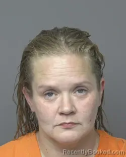 Mugshot of Jessica Lynn Crowder booked in Dubuque County, Iowa on August 12, 2026